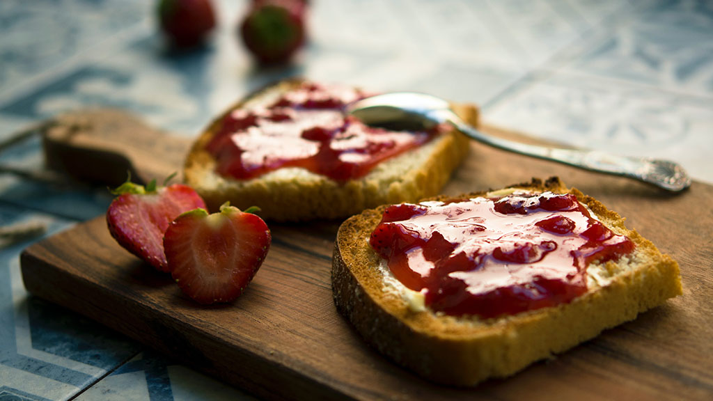 Homemade jams from the bio garden of Physis Villas