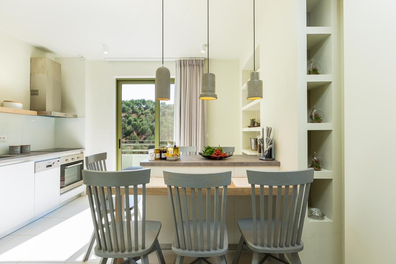 Villa Thalia fully equipped kitchen, Chania